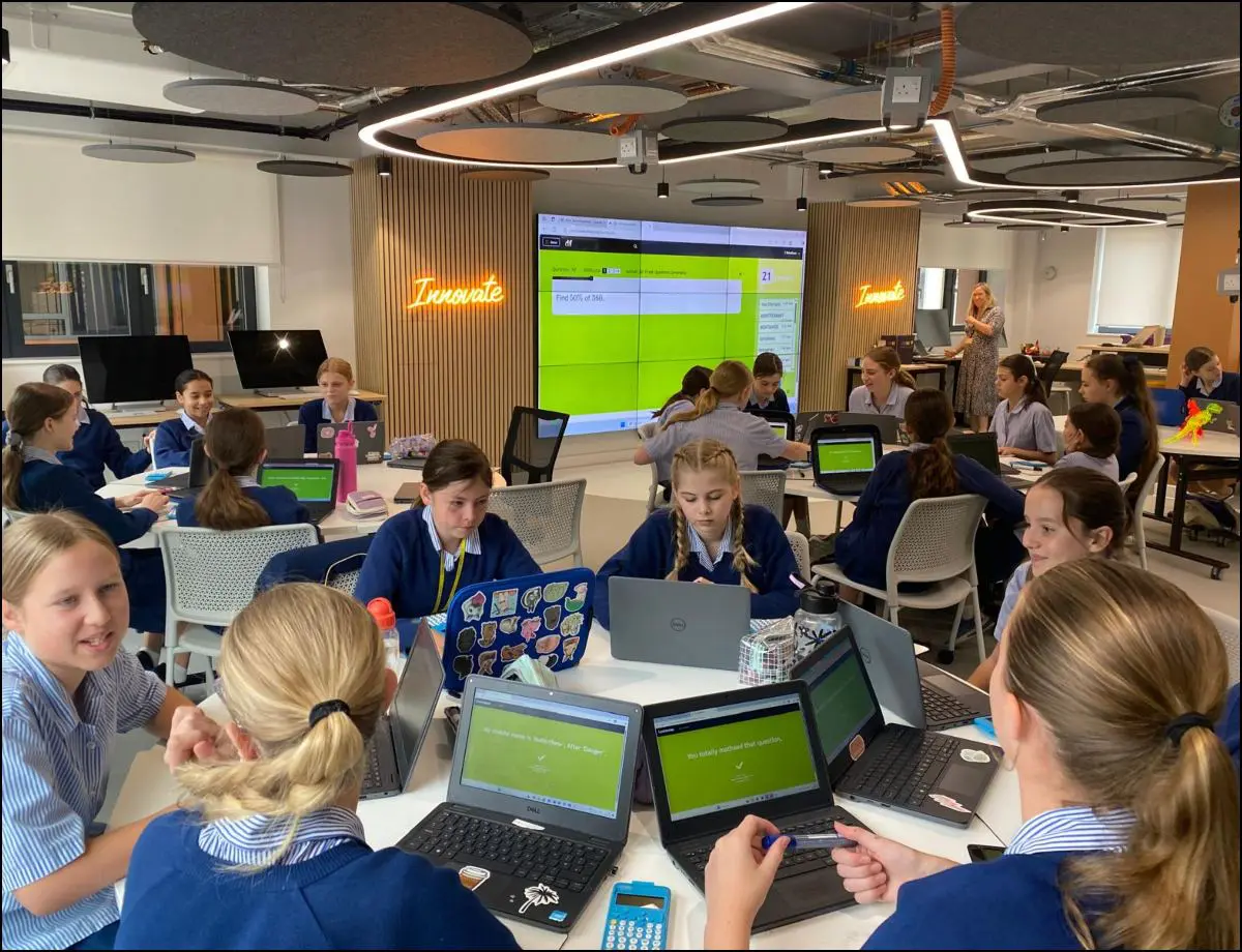 Year 7 at Inter-House Maths Challenge