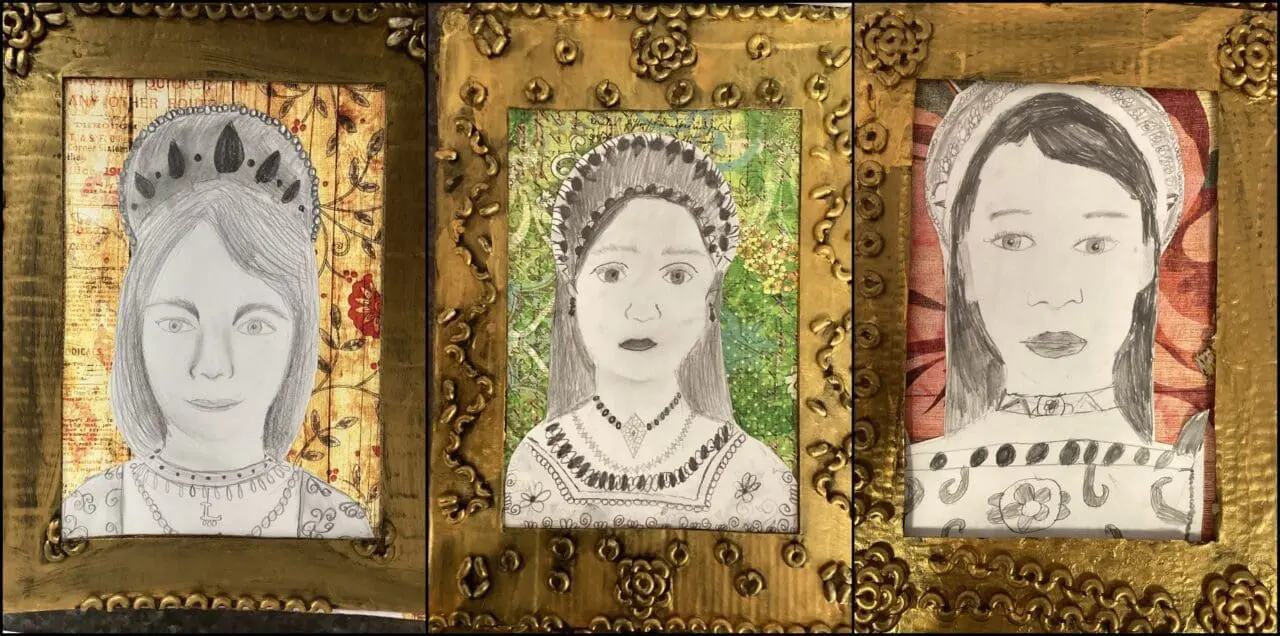 Year 4 Tudor Portraits