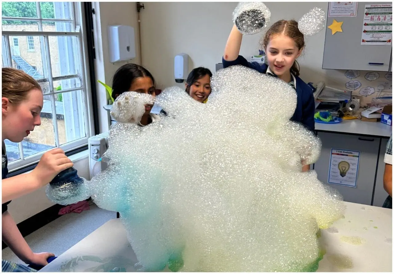 Year 5 STEM Club Bubble Fun
