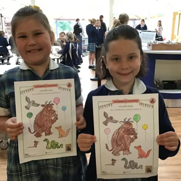 GRUFFALO DISPLAY AND GRUFFALO COLOURING