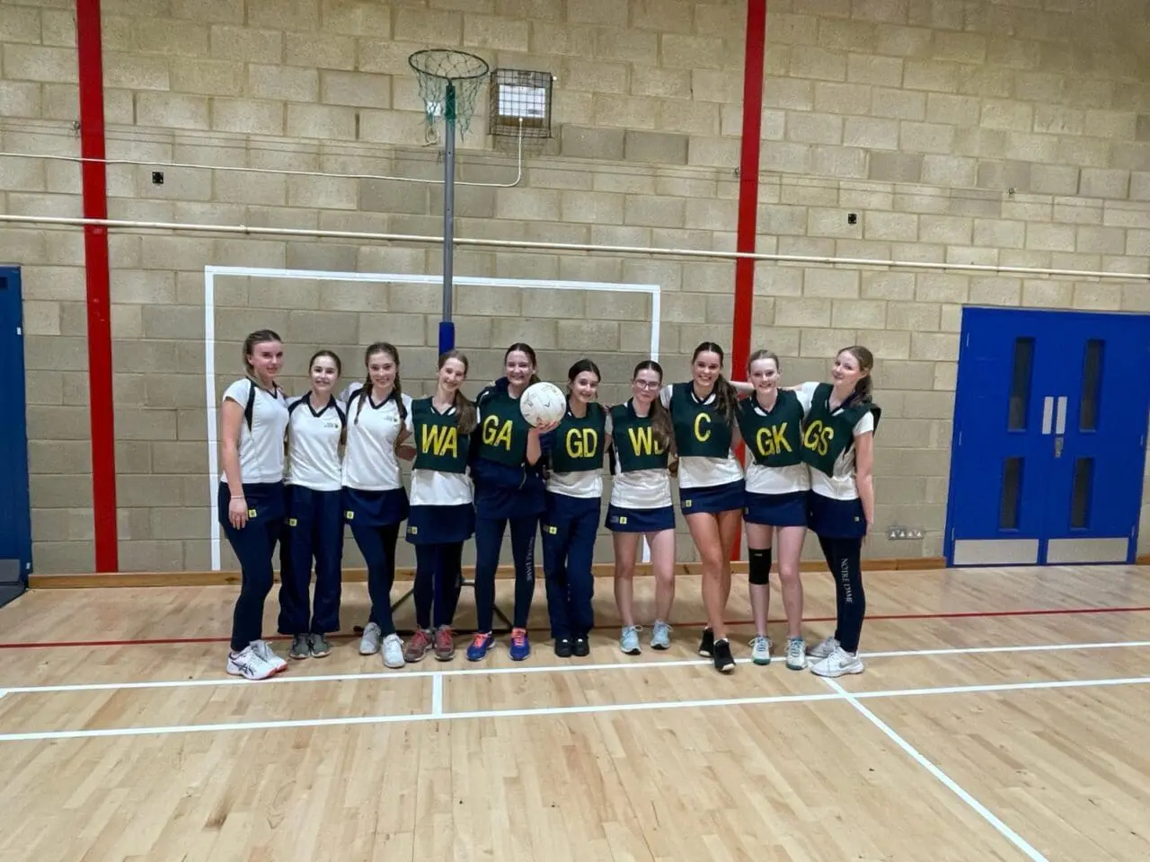 U16 A and B Netball Teams