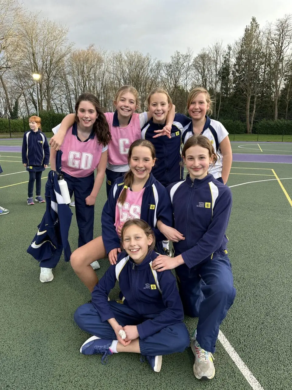 U11 A Netball Team v Milbourne Lodge