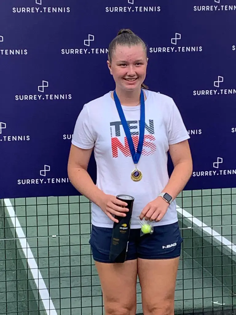 Emma G - Wins U18 Surrey County Championships