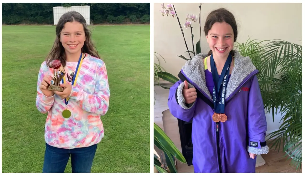 Alex B - Summer cricket and swimming success