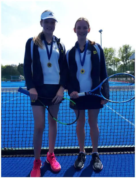 Chloe and Sophia - U14 Tennis pair