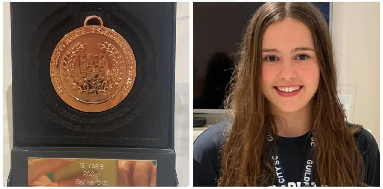 Ciara - Bronze Medal - Backstroke at SCSC