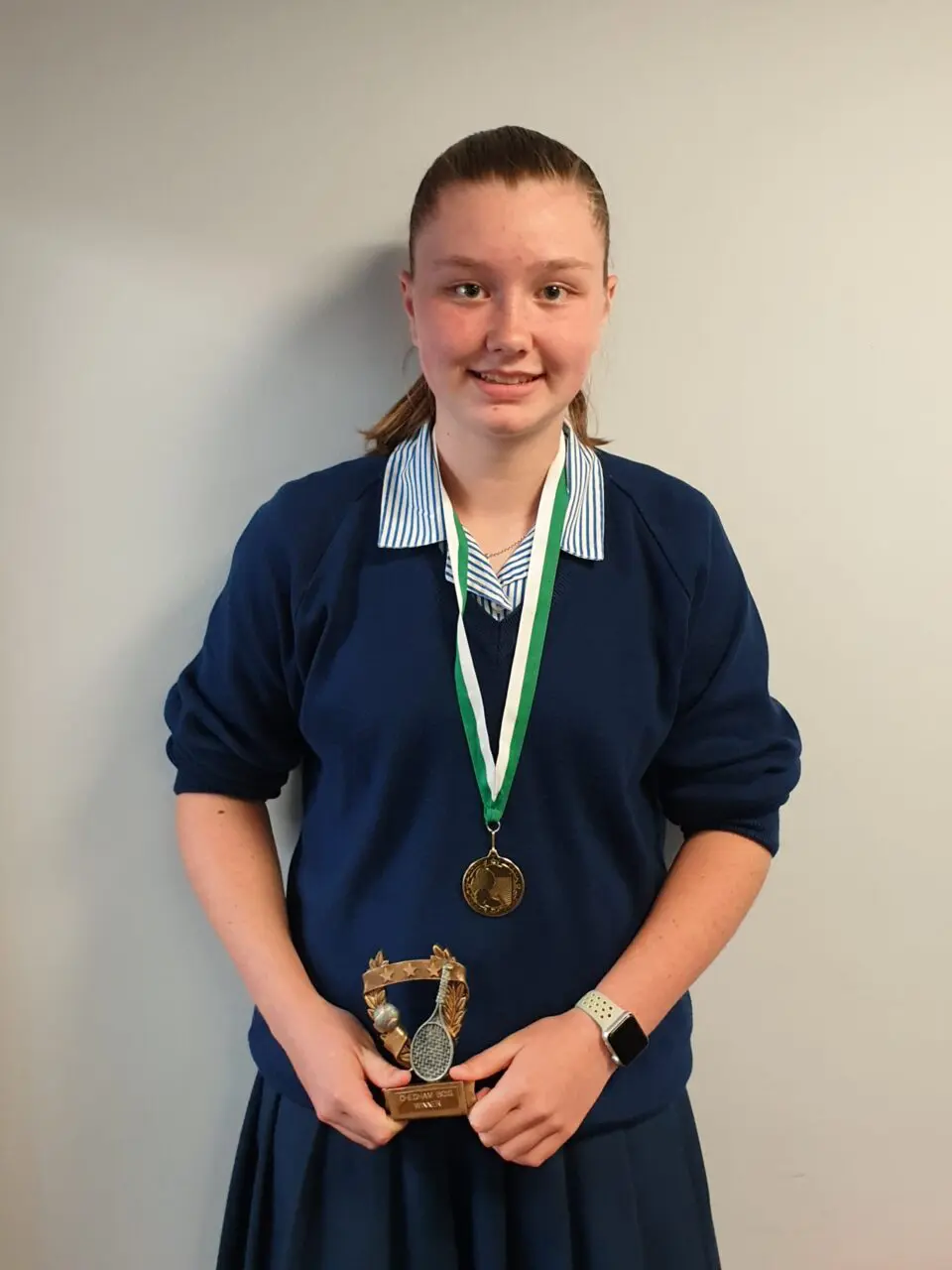 Emma G Winner U18 Regional Tennis at Chesham Bois