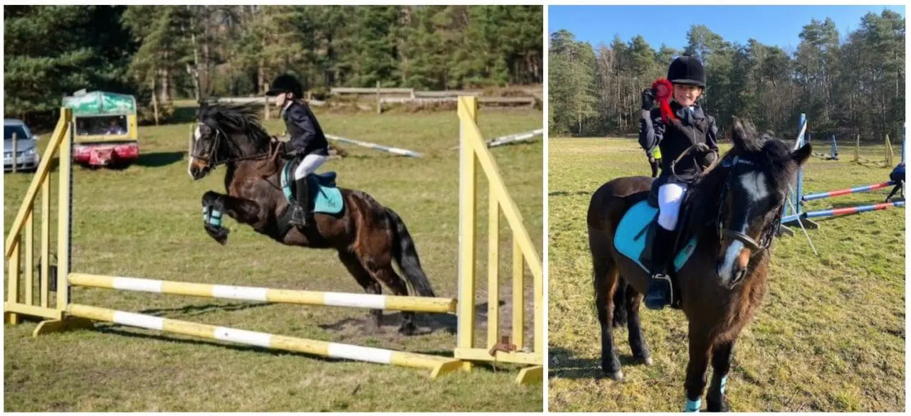 First Place for Kaiya - Show Jumping