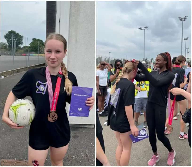 Freya S - Netball at London Youth Games 2023