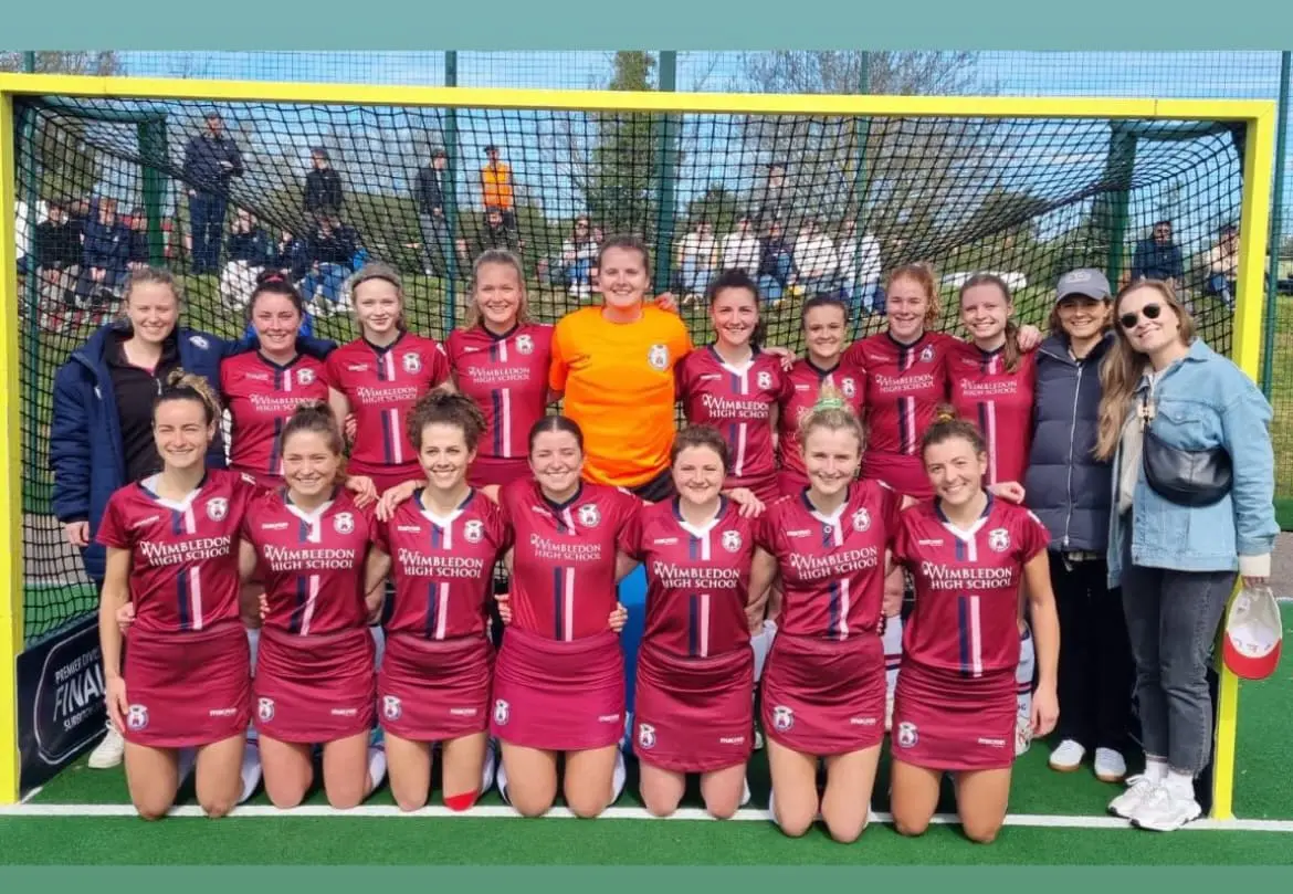 Miss Holder and Her Hockey Team at National Playoffs