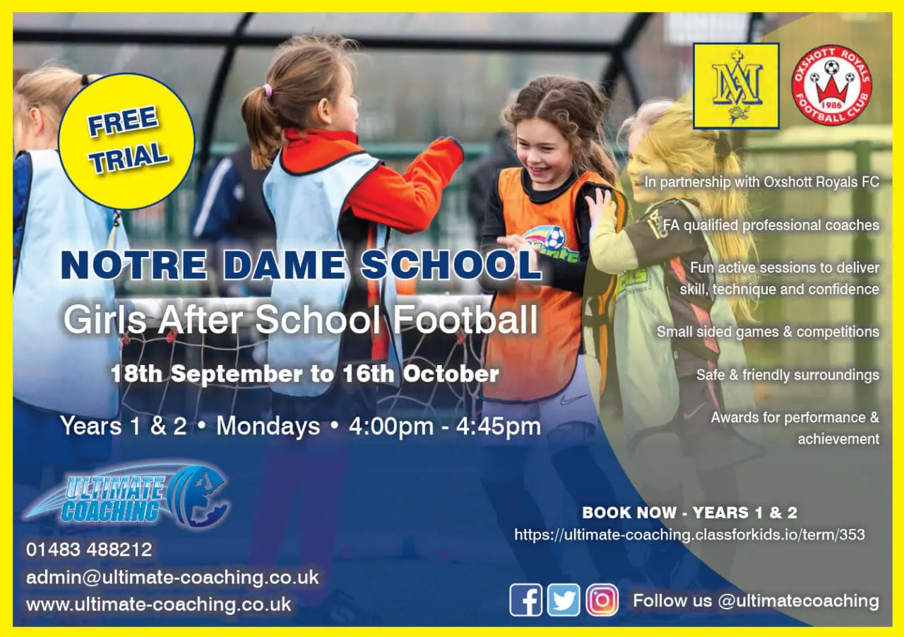 Infant after School Football Coaching