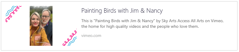 Sky Arts Bird Competition