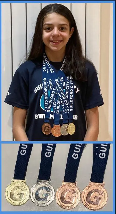 Serena - Swimming Medals