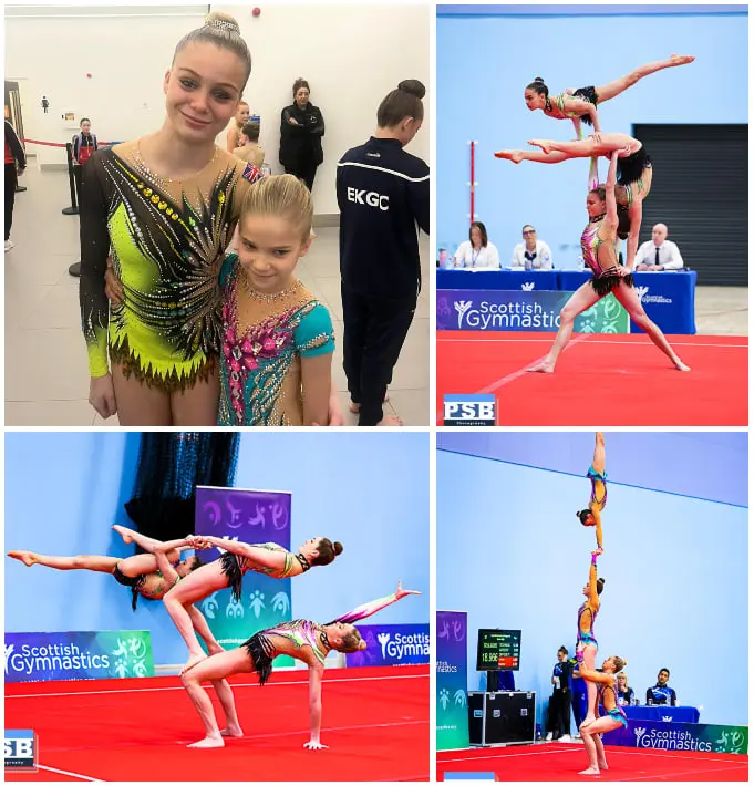 Chloe B - Silver medal at the Acrobatic Scottish Invitational