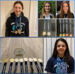 Serena Medals at Guildford City Swim Club Open Meet