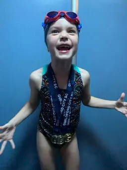 Theia Routley - Swimming MEdals at Guildford City