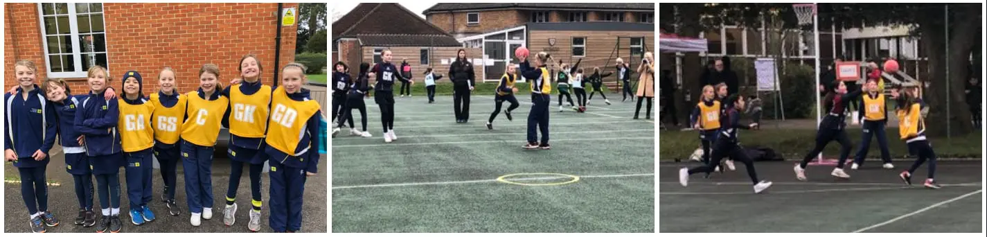 U10 Netball Team at Rydes Hill Tournament