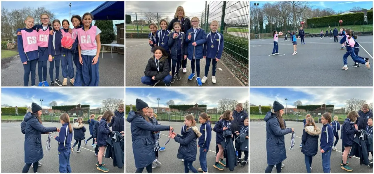 U10 Netball Winners at Danes Hill Tournament