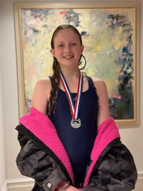 Violet T - Swimming Medal