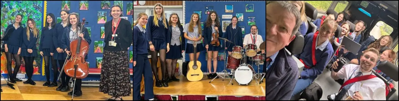 Y10 GCSE Music Students at Polesden Lacey