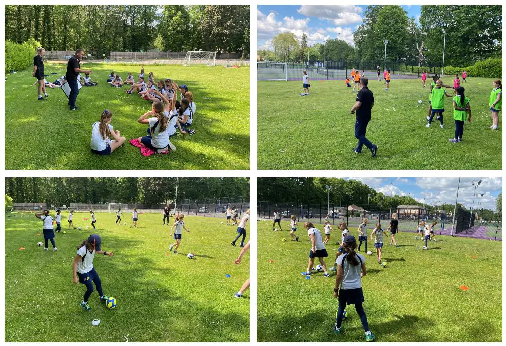 Year 5 Football Session with Oxshott Royals