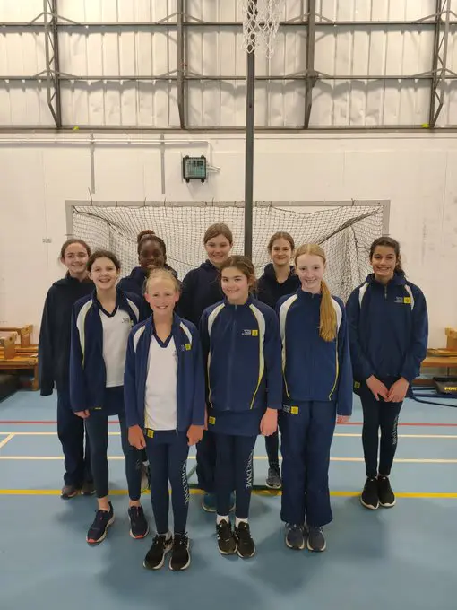 Year 7 District Netball Team Feb 2022