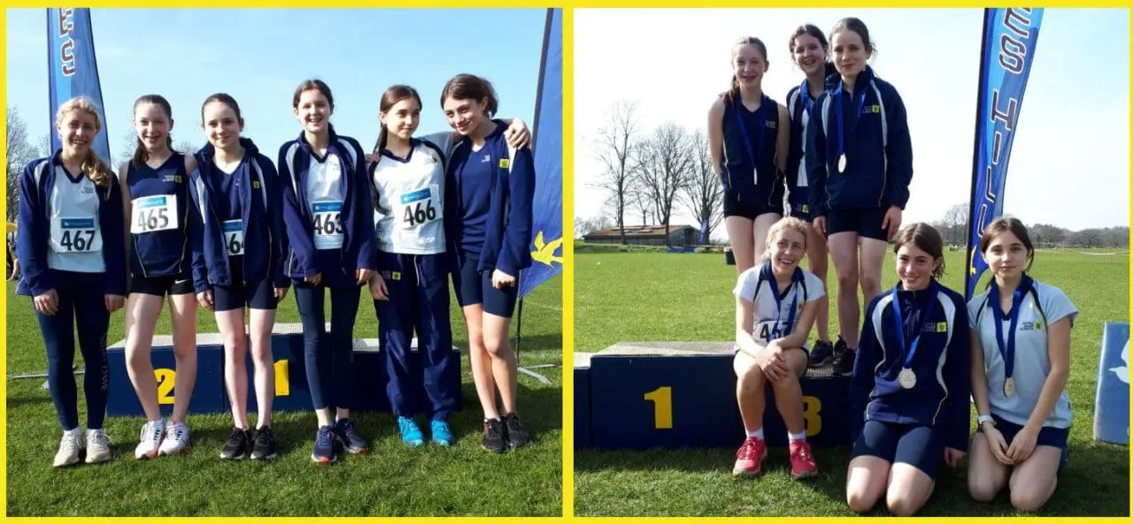 Year 7 and 8 Cross Country Team at Danes Hill Event