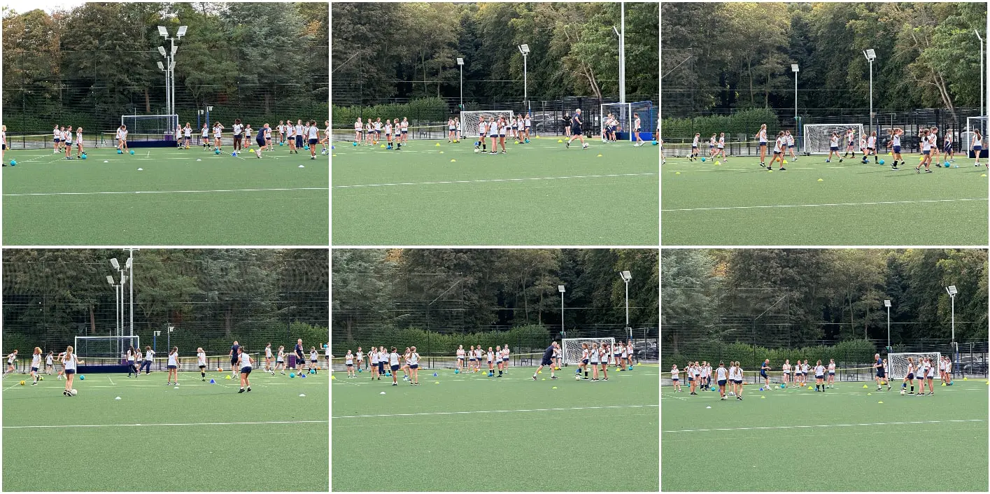 Year 7 and 8 Football Training Sep 11