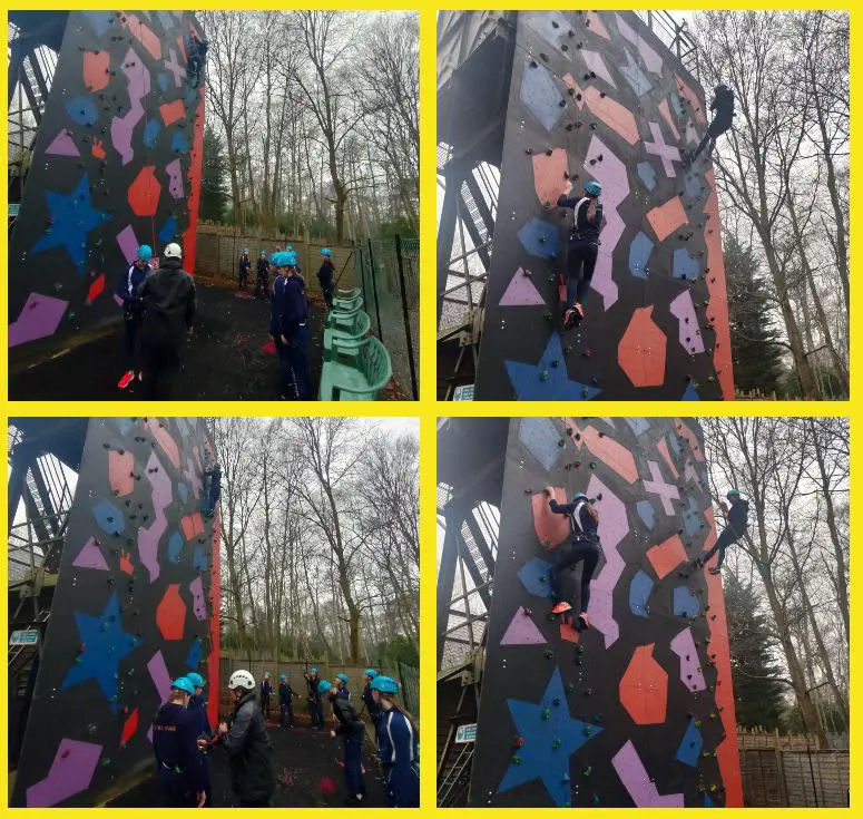 Year 9 Climbing at Walton Firs