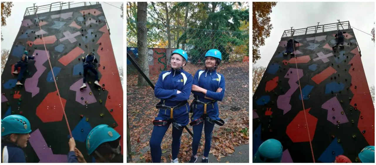 Year 9 Wall Climbing at Walton Firs