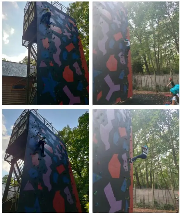 Year 9 at Walton Firs - Rock Climbing