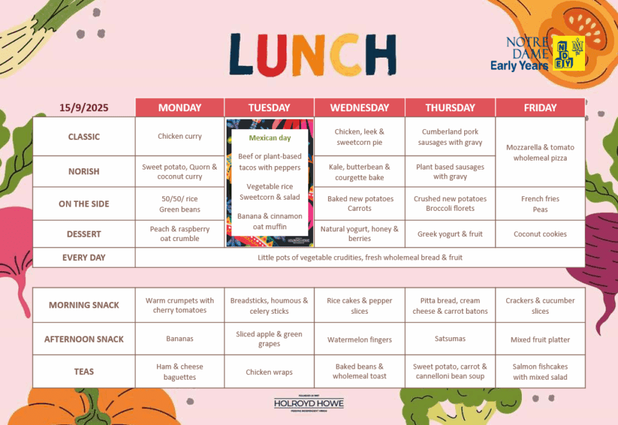 EYFS Menus Sep 15