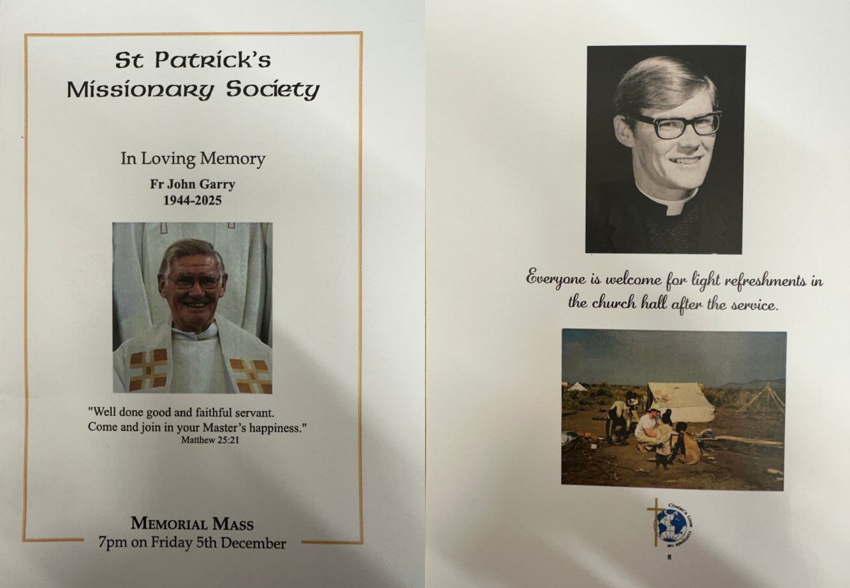 Father John Garry Memorial Service