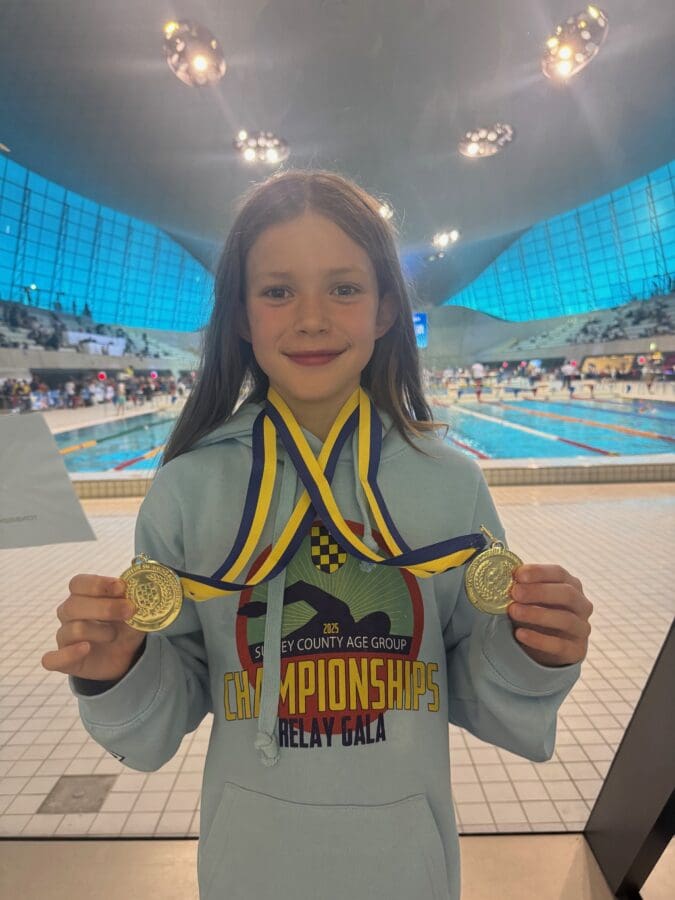 Gold at Surrey Country Championships