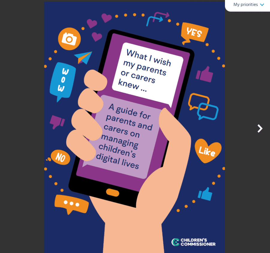 Parent Online Advice - What I wish my parents or carers knew