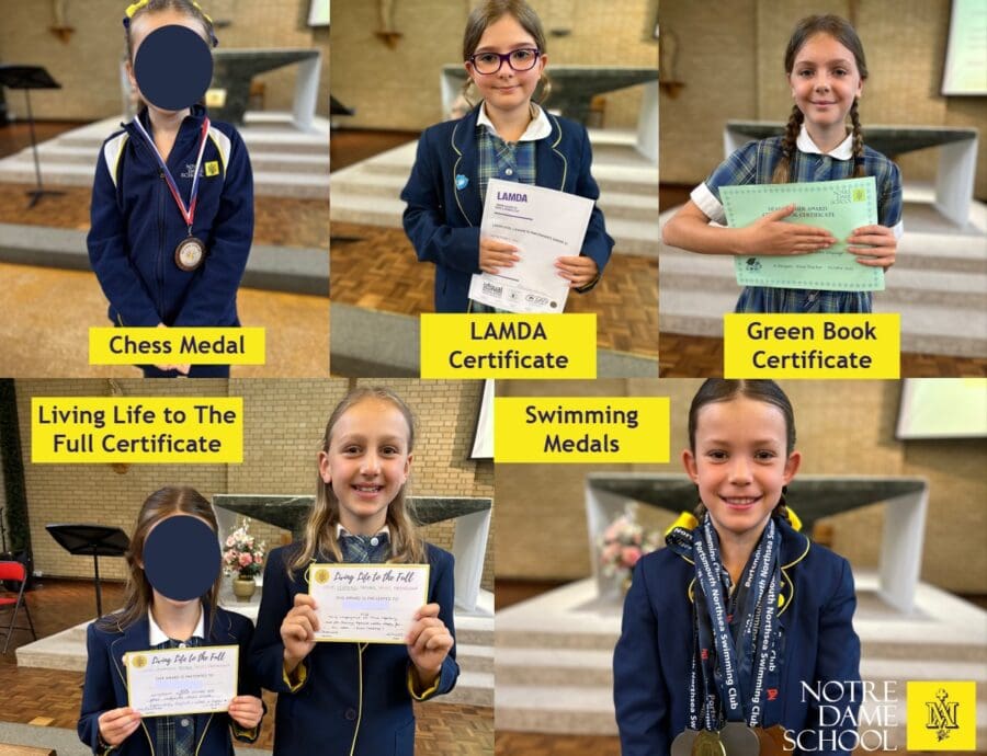 Prep Certificates and Medals Oct 3rd