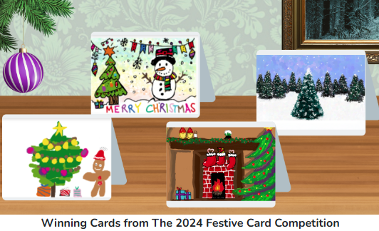 Purple Mash Festive Card Winners 2024