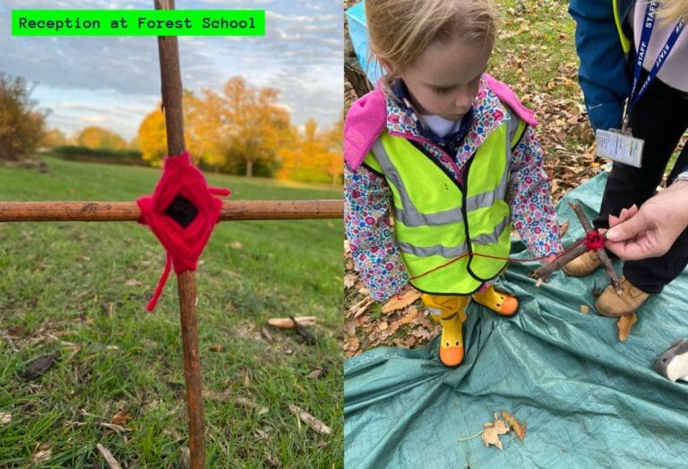 Reception at Forest School Nov 4