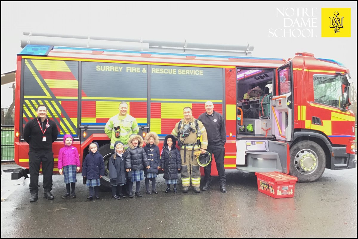 Reception with Firefighters