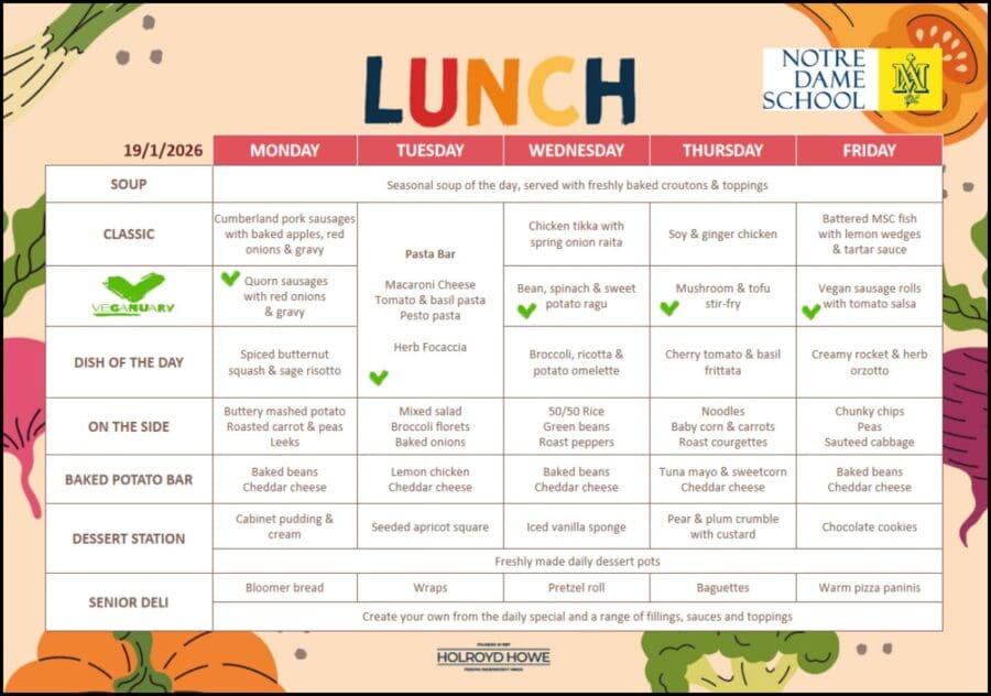 School Lunch Menu Jan 19 v 3