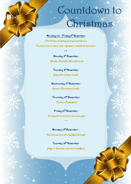 Countdown to Christmas