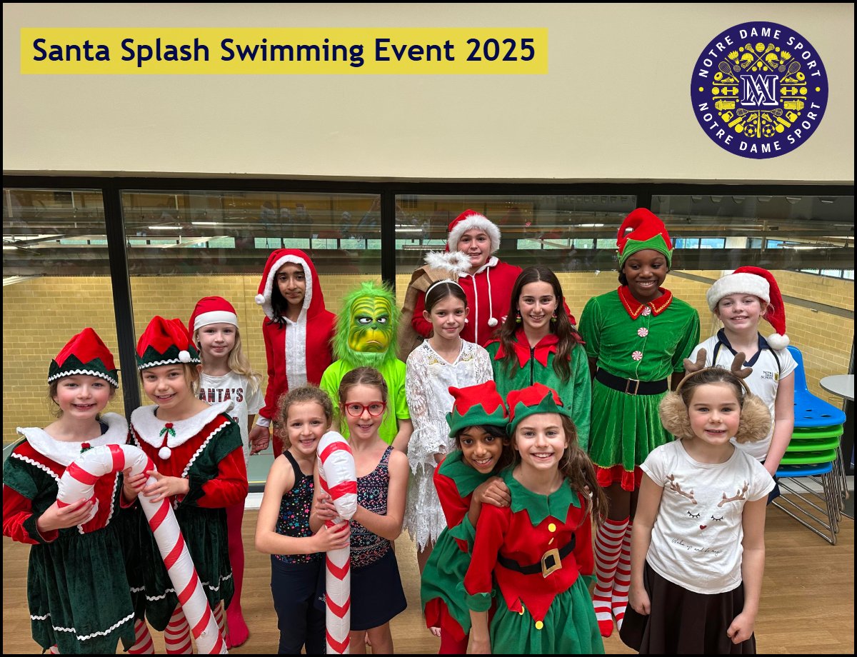Sports Posts Santa Splash Swimming Event 2025