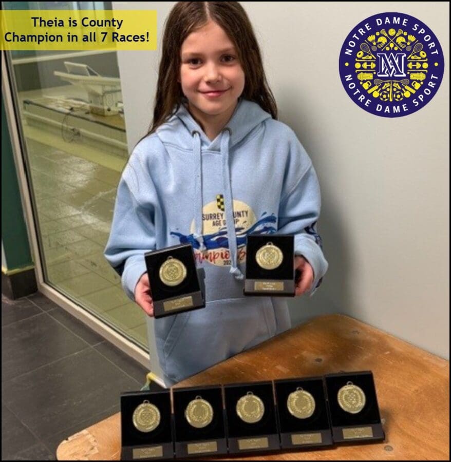 Sports Posts Theia is County Champion in all 7 Races!