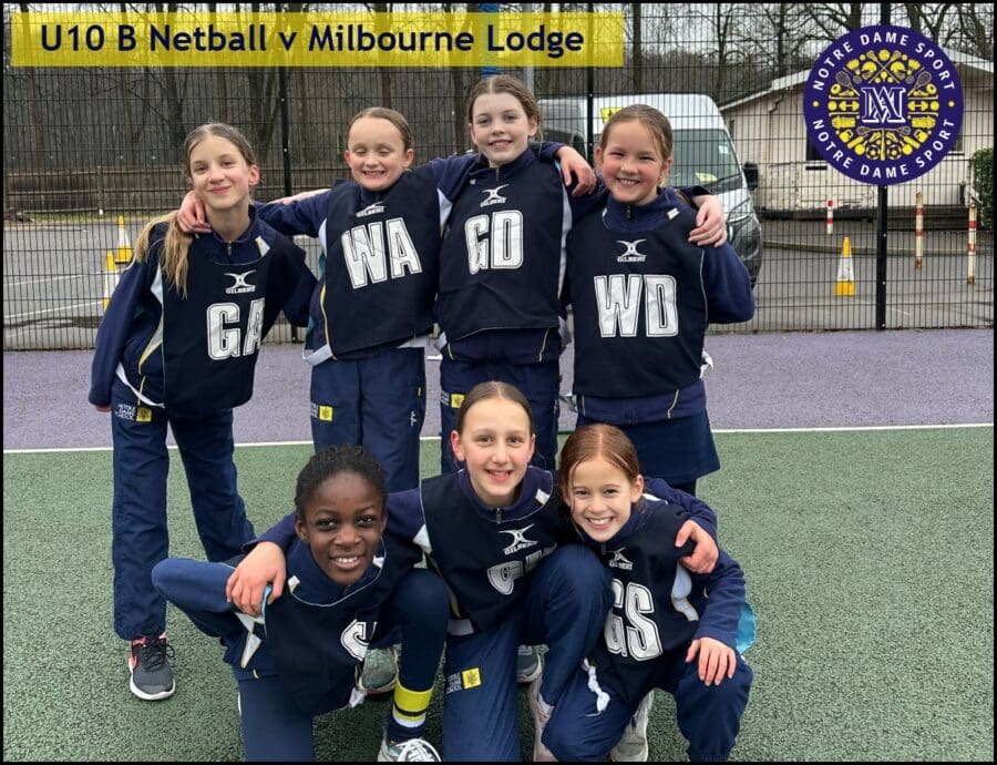U10 B Netball v Milbourne Lodge