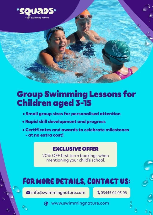 Swimming Nature Poster