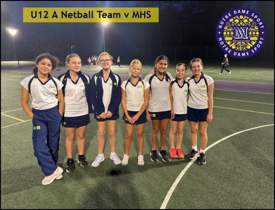 U12 A Netball Team v MHS
