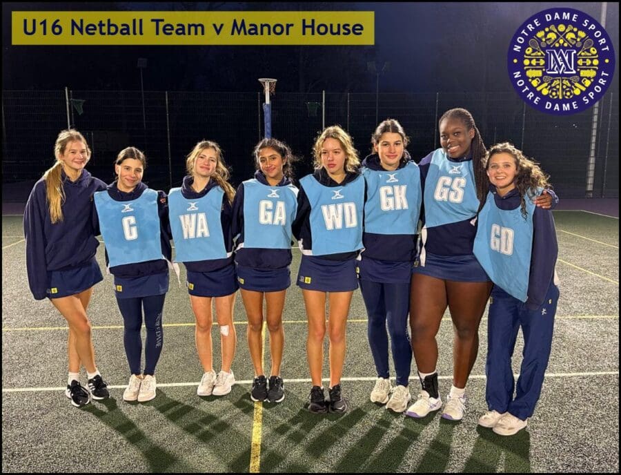 U16 Netball Team v Manor House