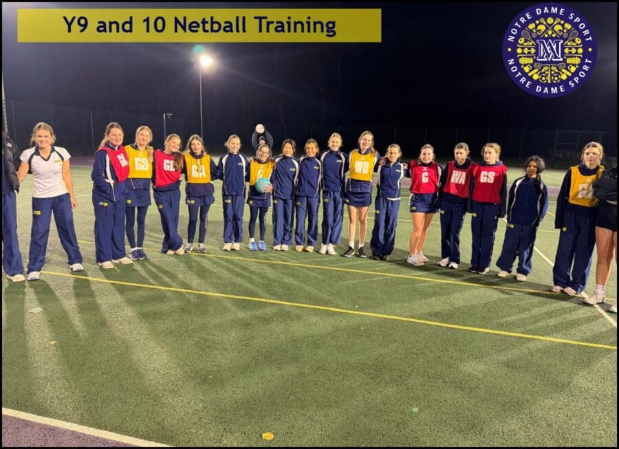 Y9 and 10 Netball Training