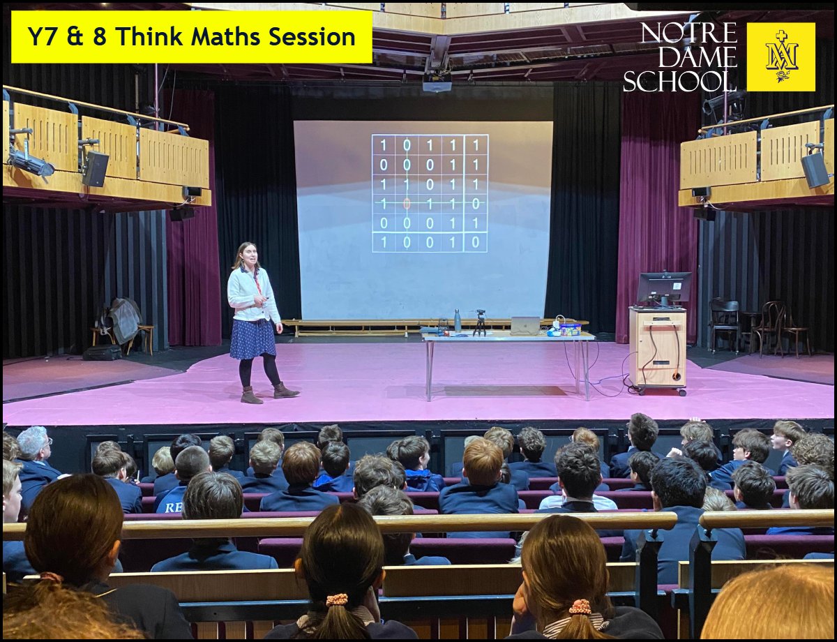 Year 7 and 8 Think Maths Session