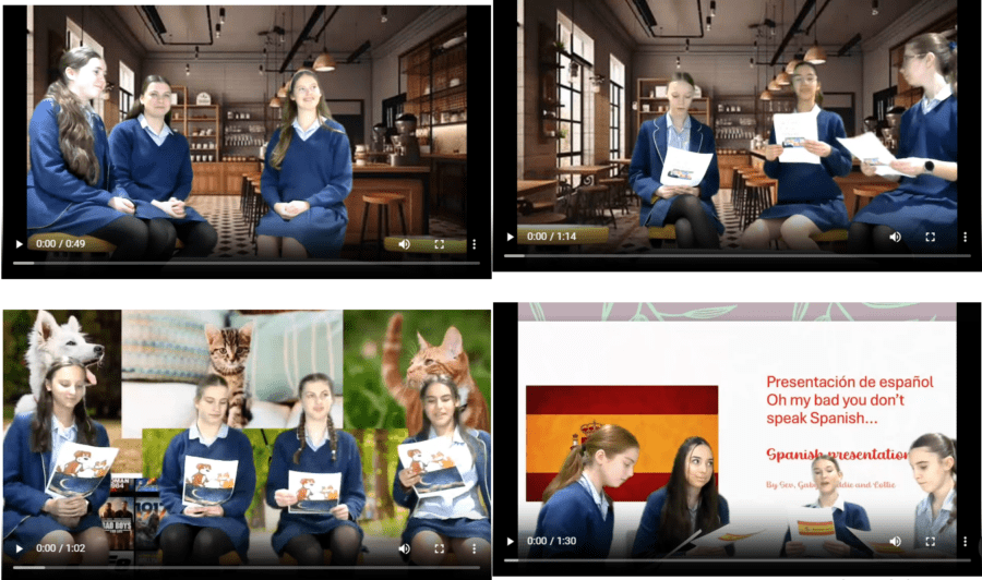 Year 9 Spanish Class - Green Screen Recordings